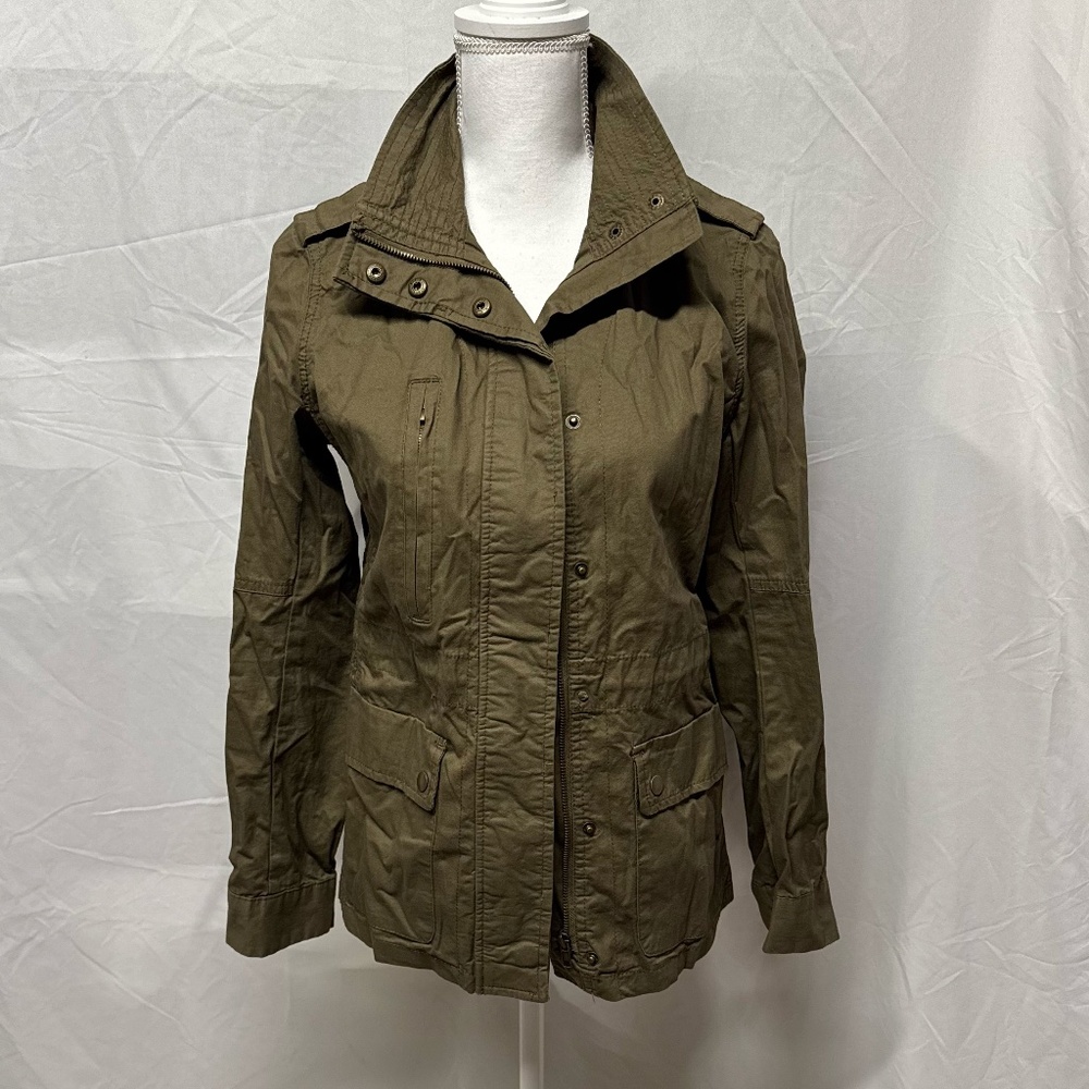 New Green Zip Up Jacket